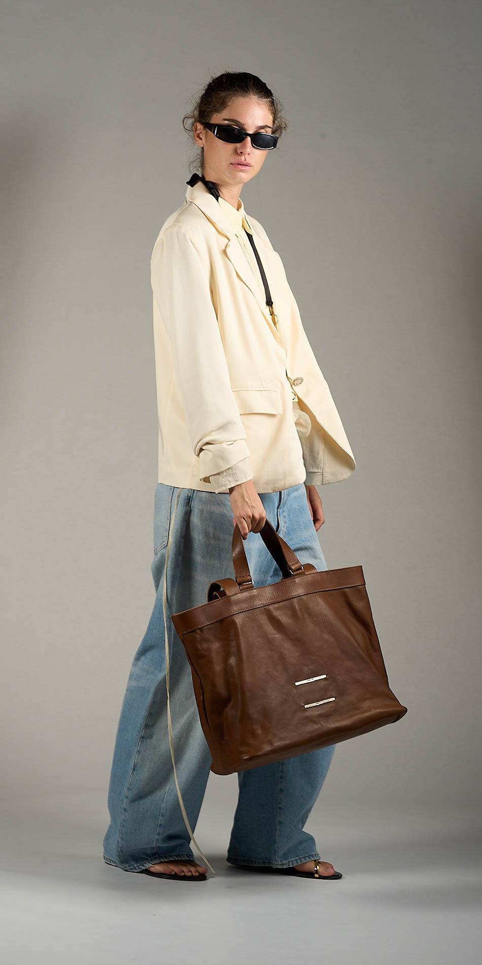 daniele basta leather and silver bags - WEARING